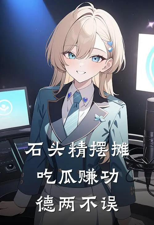 石头精摆摊，吃瓜赚功德两不误