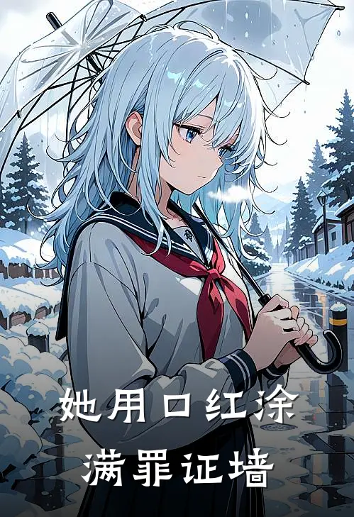 她用口红涂满罪证墙