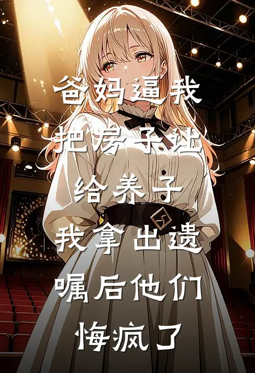 爸妈逼我把房子让给养子，我拿出遗嘱后他们悔疯了